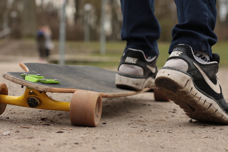 Un skate électrique